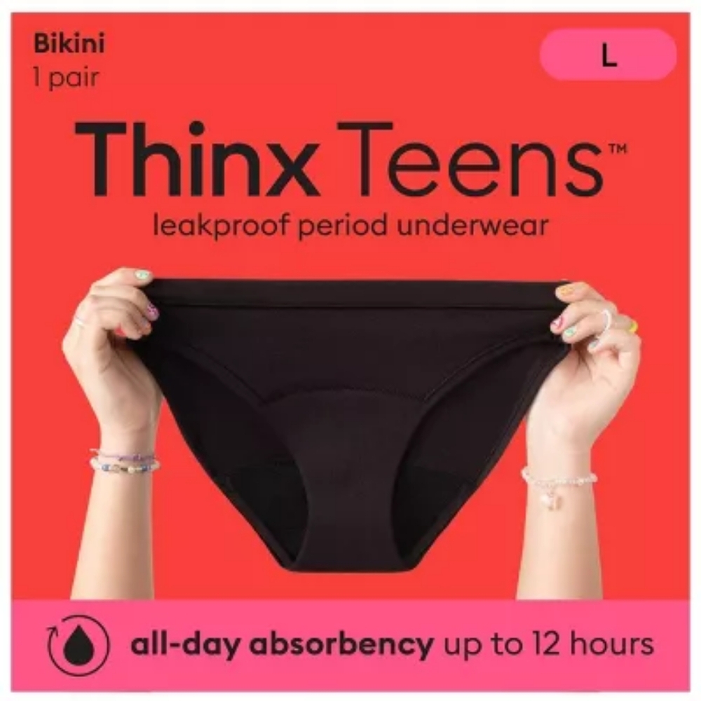 Thinx Teens Period Underwear, Size Large 13/14 NIB